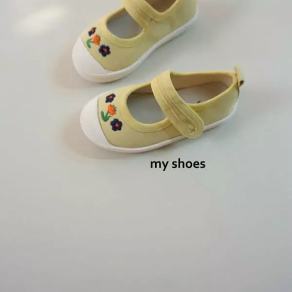 My Socks - Korean Children Fashion - #kidsshorts - Orange Slip-on - 2