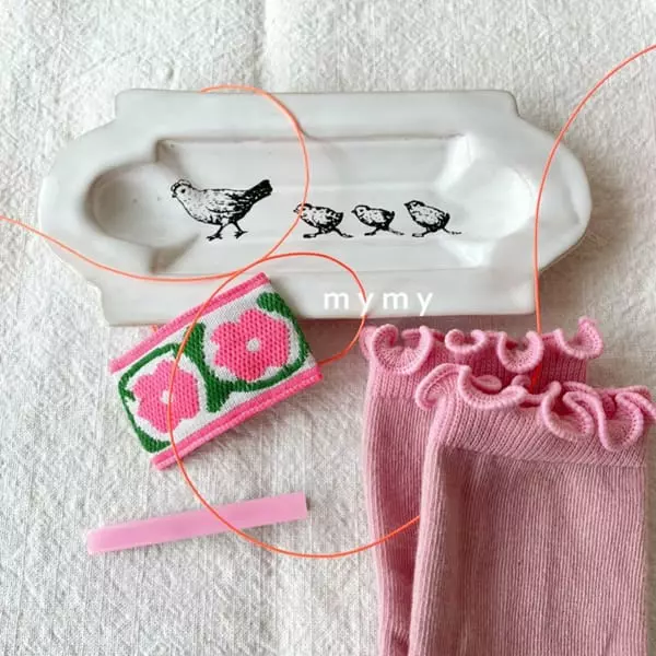 My Socks - Korean Children Fashion - #kidsstore - Papaya Hairpin [set of 2] - 2