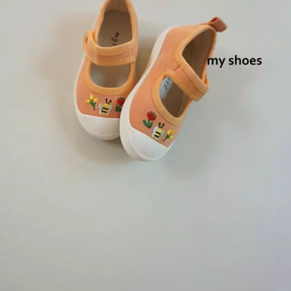 My Socks - Korean Children Fashion - #kidsstore - Orange Slip-on - 3