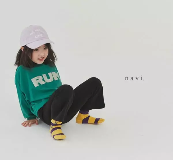 Navi - Korean Children Fashion - #designkidswear - Run Tee
