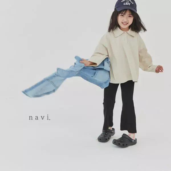 Navi - Korean Children Fashion - #kidsshorts - Clip Tee - 5