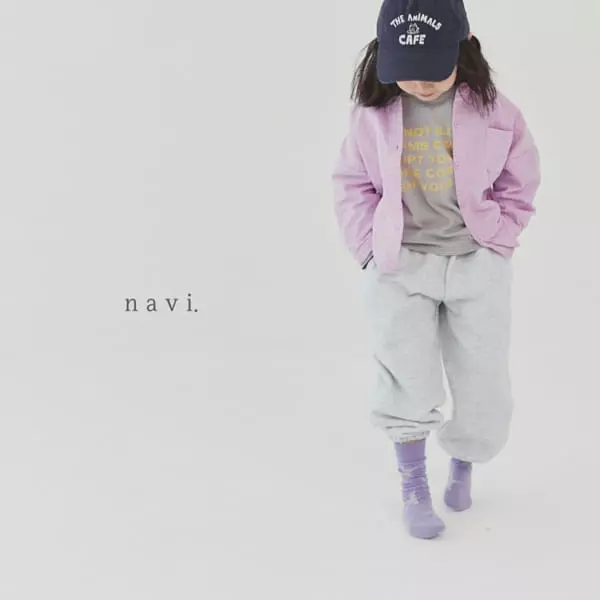 Navi - Korean Children Fashion - #magicofchildhood - Lettering Tee - 6