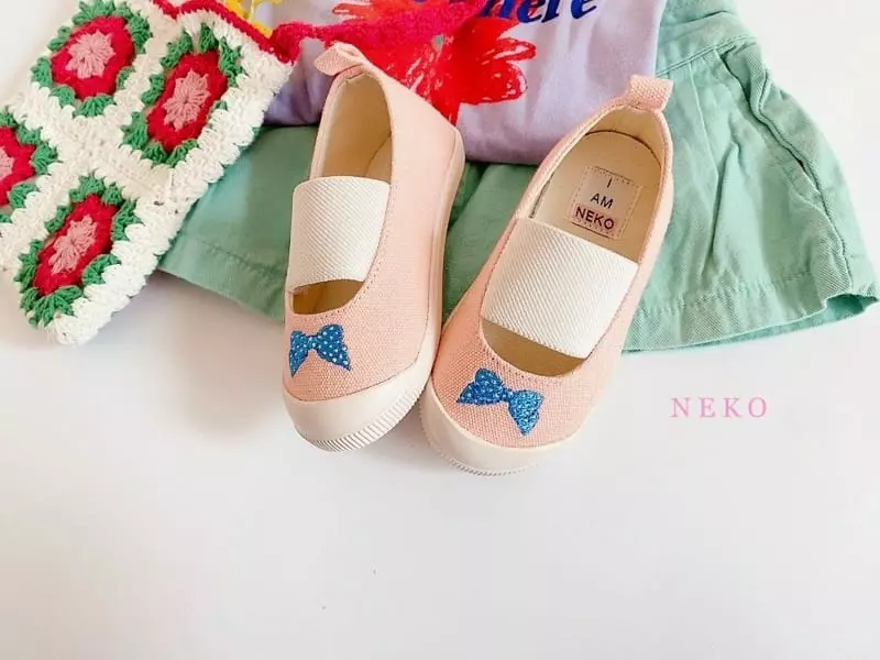 Neko - Korean Children Fashion - #kidzfashiontrend - NK877 Ribbon Slip-on - 4