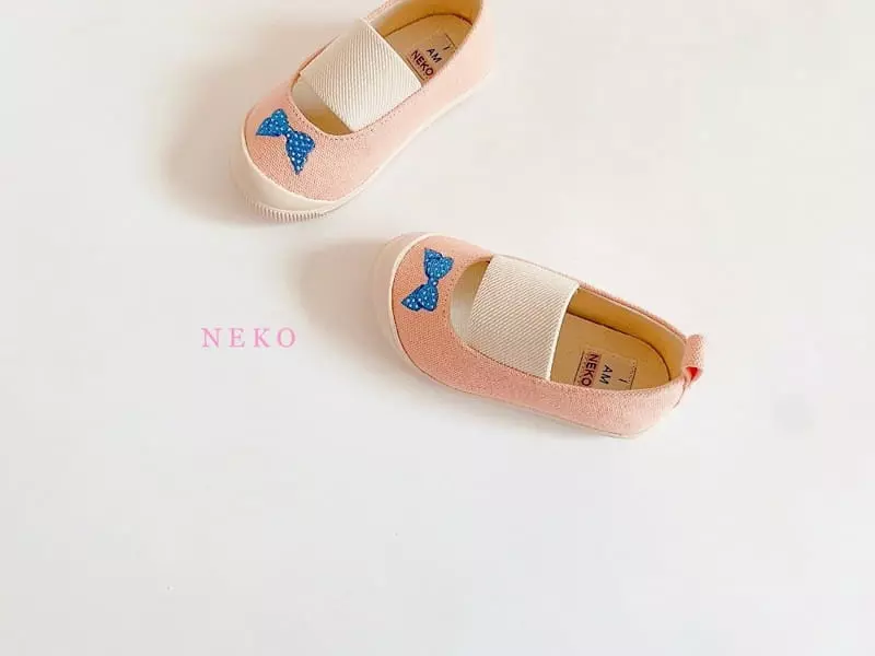 Neko - Korean Children Fashion - #kidsshorts - NK877 Ribbon Slip-on
