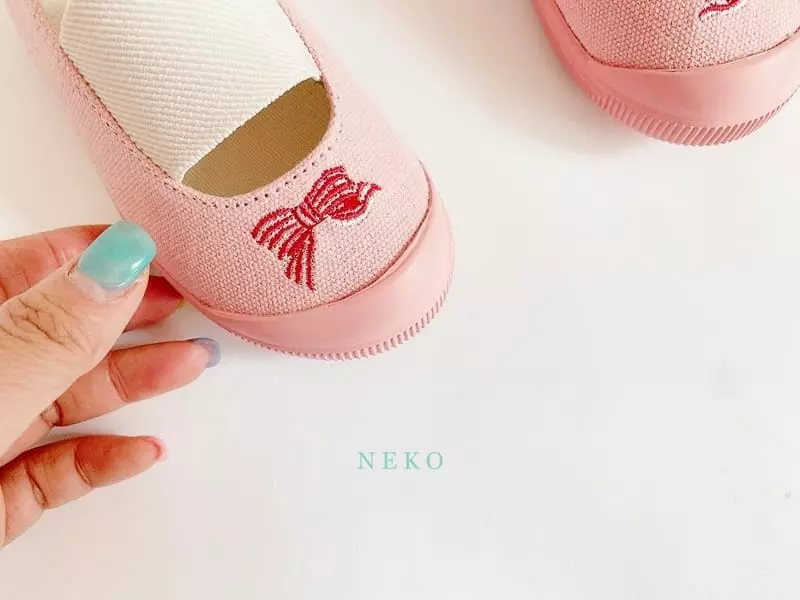 Neko - Korean Children Fashion - #magicofchildhood - NK877 Ribbon Slip-on - 6