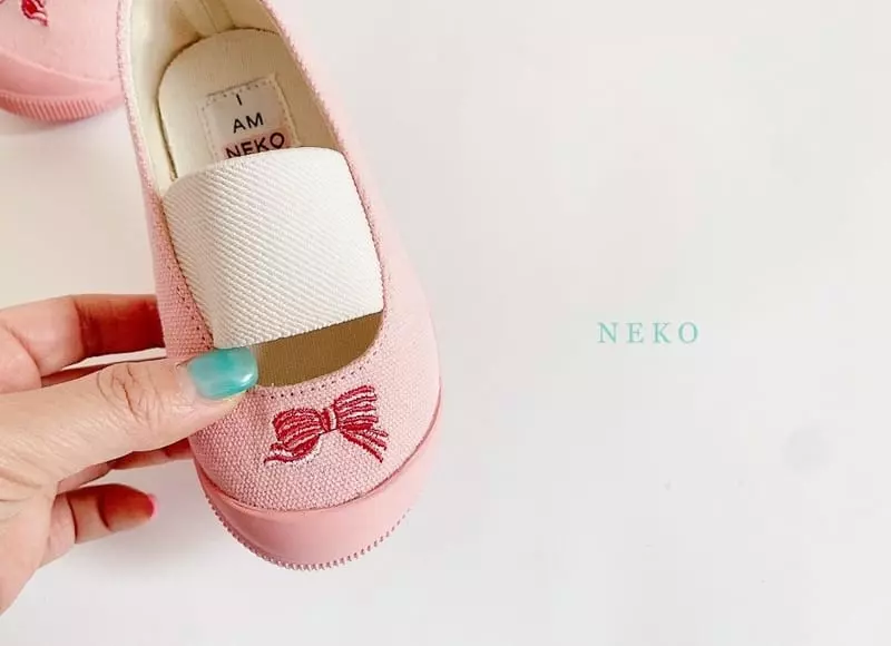Neko - Korean Children Fashion - #prettylittlegirls - NK877 Ribbon Slip-on - 8