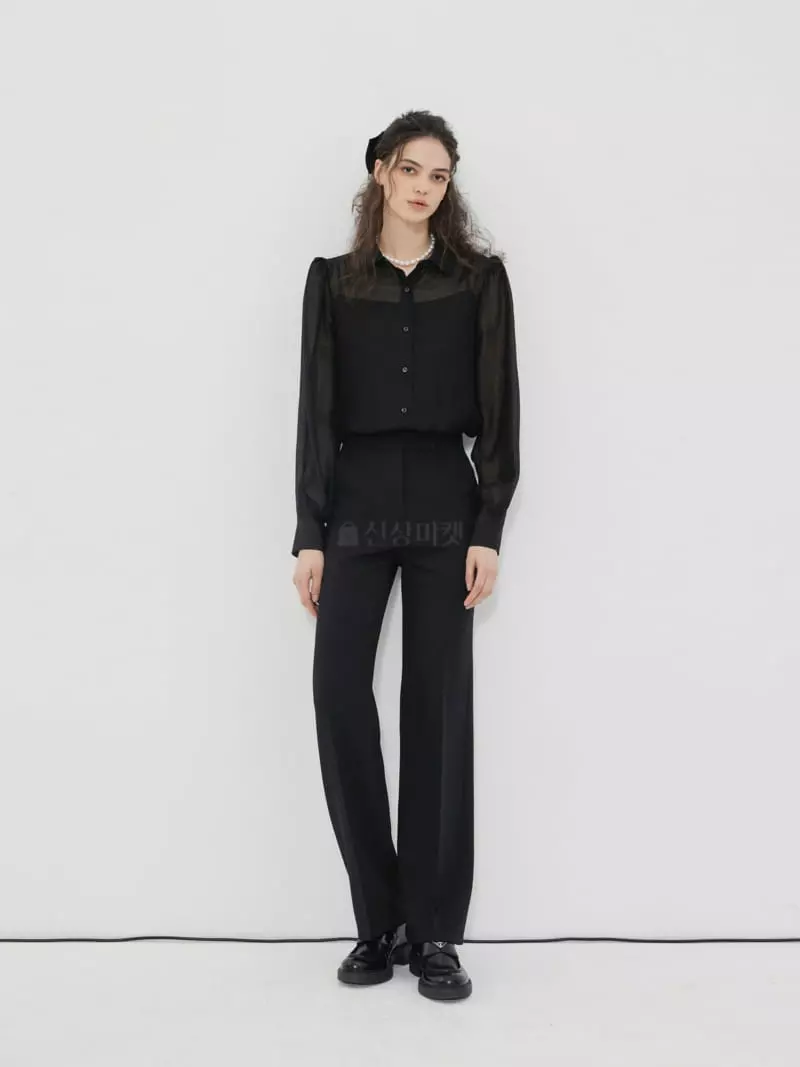 Neroli36 - Korean Women Fashion - #womensfashion - Have Collar Blouse - 4