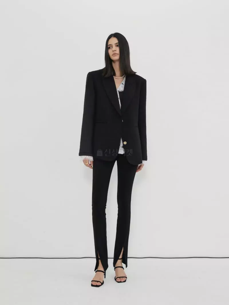 Neroli36 - Korean Women Fashion - #womensfashion - Tweed Box Jacket - 4