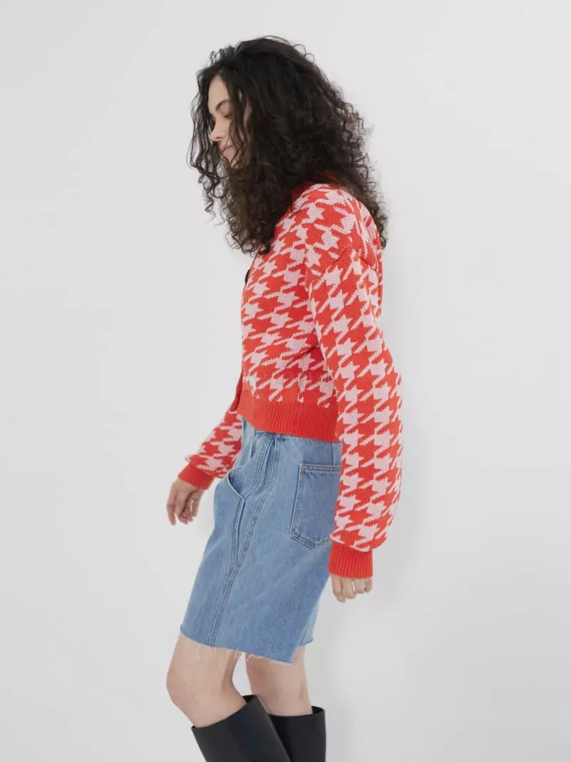 Neroli36 - Korean Women Fashion - #vintagekidsstyle - Hound Pad Cardigan - 2