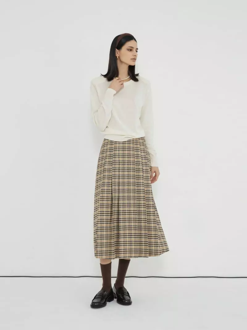 Neroli36 - Korean Women Fashion - #womensfashion - Rich Check Skirt - 3