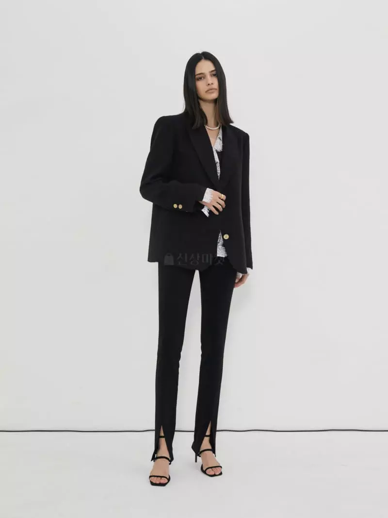 Neroli36 - Korean Women Fashion - #womensfashion - Tweed Box Jacket - 3