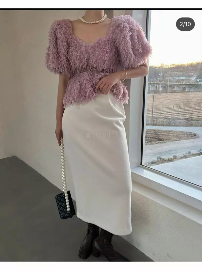 Newtro_Mood - Korean Women Fashion - #momslook - Feather Blouse - 2