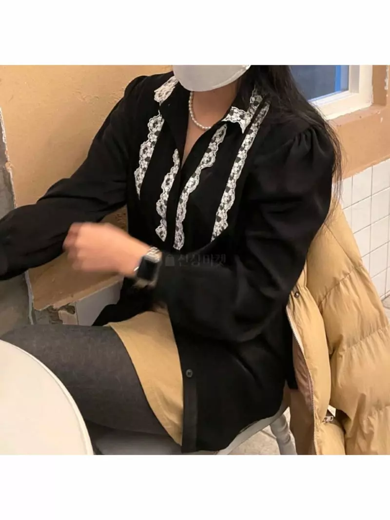 Newtro_Mood - Korean Women Fashion - #pursuepretty - Tree Blouse - 2