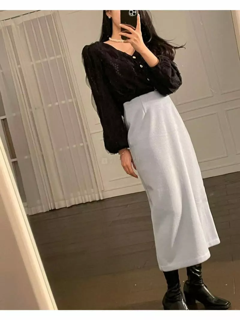 Newtro_Mood - Korean Women Fashion - #thelittlethings - Soft Skirt - 3