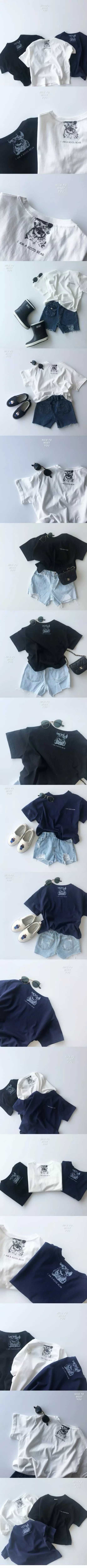 Nice To Meet You - Korean Children Fashion - #childofig - Ppa Bear Tee