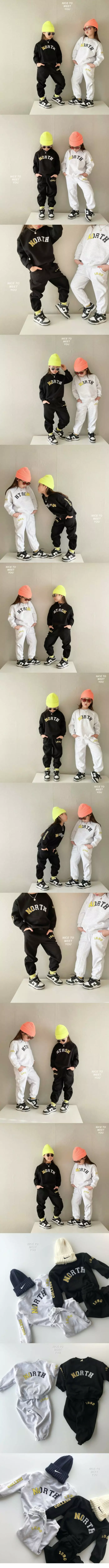 Nice To Meet You - Korean Children Fashion - #childofig - 1990 Top Bottom Set