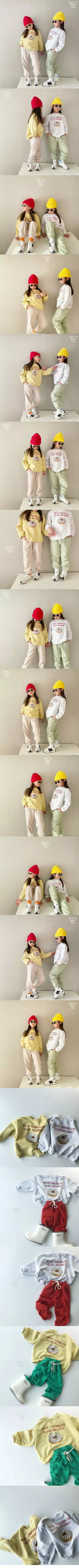Nice To Meet You - Korean Children Fashion - #childofig - Dounut Sweatshirt