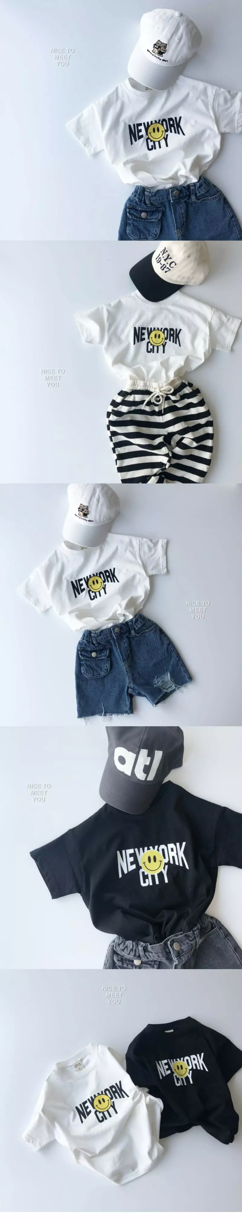 Nice To Meet You - Korean Children Fashion - #designkidswear - Smile City Tee
