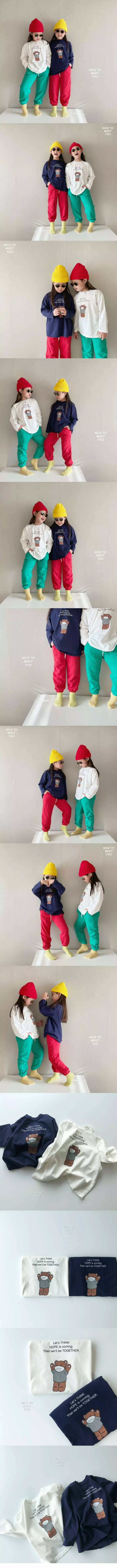 Nice To Meet You - Korean Children Fashion - #designkidswear - Mask Bear Tee