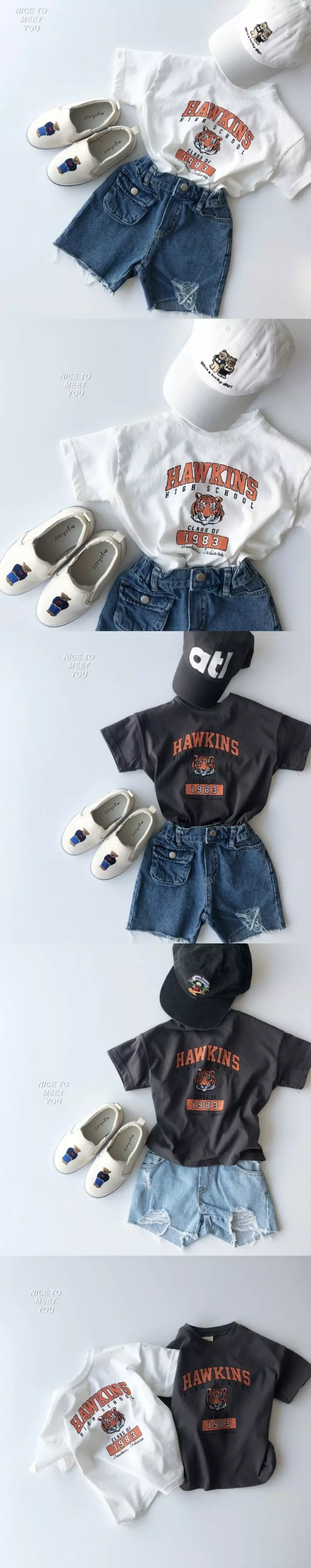 Nice To Meet You - Korean Children Fashion - #discoveringself - Tiger Tee