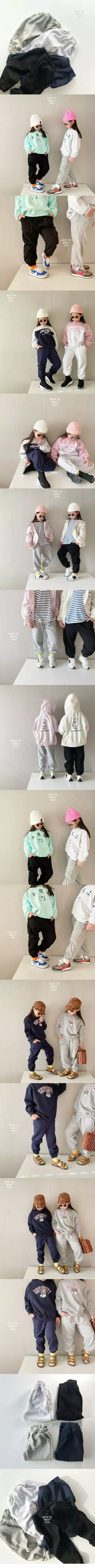 Nice To Meet You - Korean Children Fashion - #stylishchildhood - Tam Tam Jogger Pants