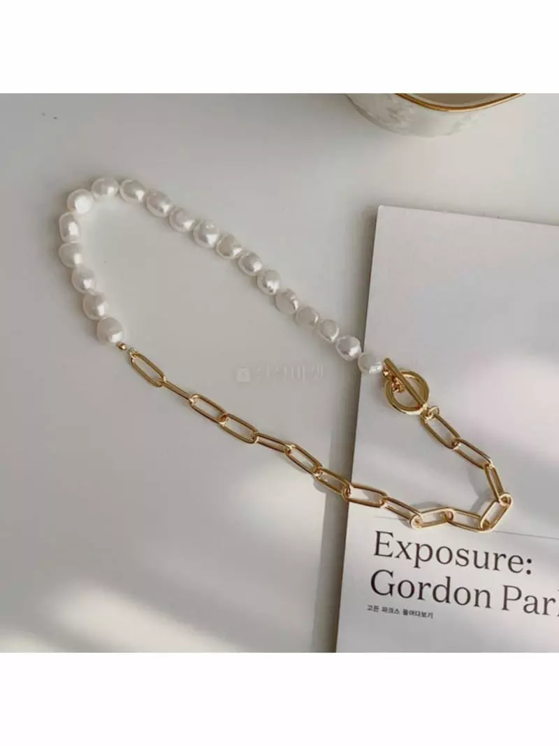 Noii - Korean Women Fashion - #womensfashion - N0154 Pearl Neckless - 4