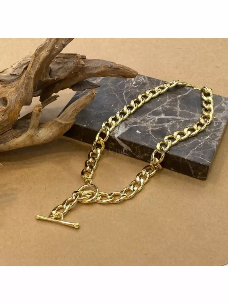 Noii - Korean Women Fashion - #momslook - N0140 Chain Neckless - 3