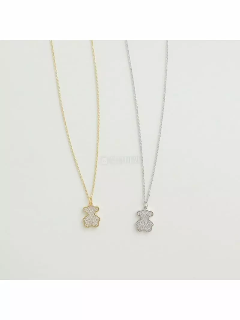 Noii - Korean Women Fashion - #momslook - N1056 Bear Neckless - 2