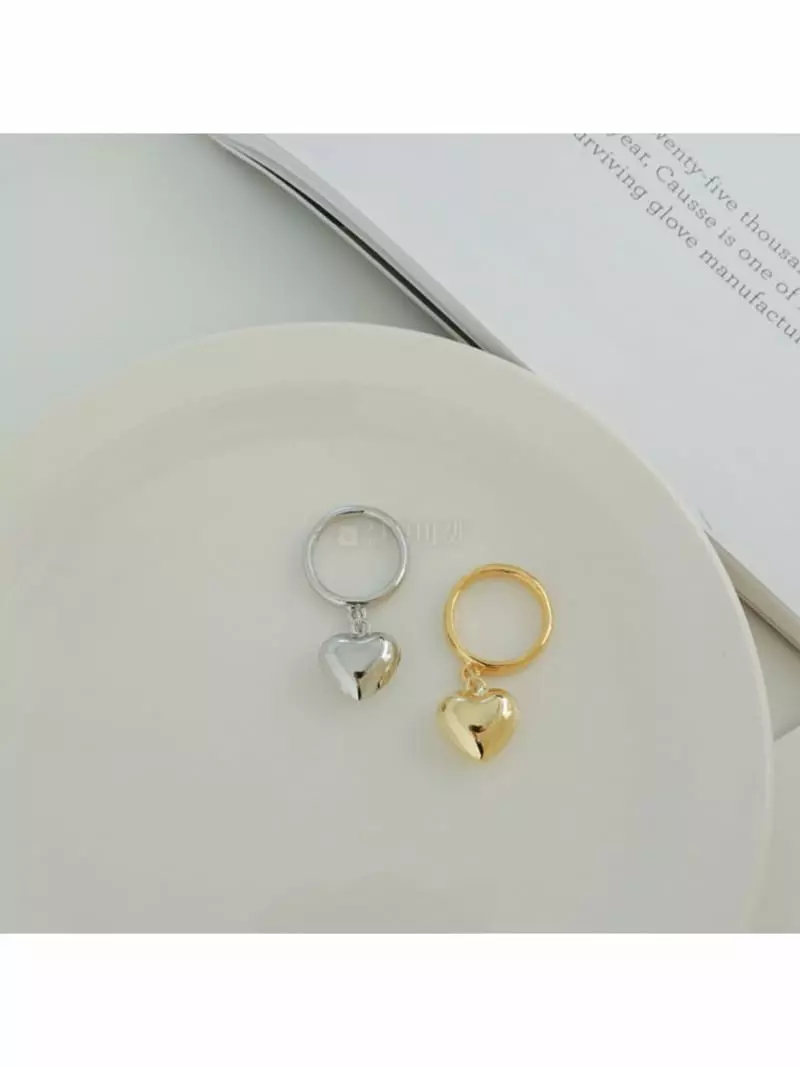 Noii - Korean Women Fashion - #momslook - R1175 Bold Heart Ring