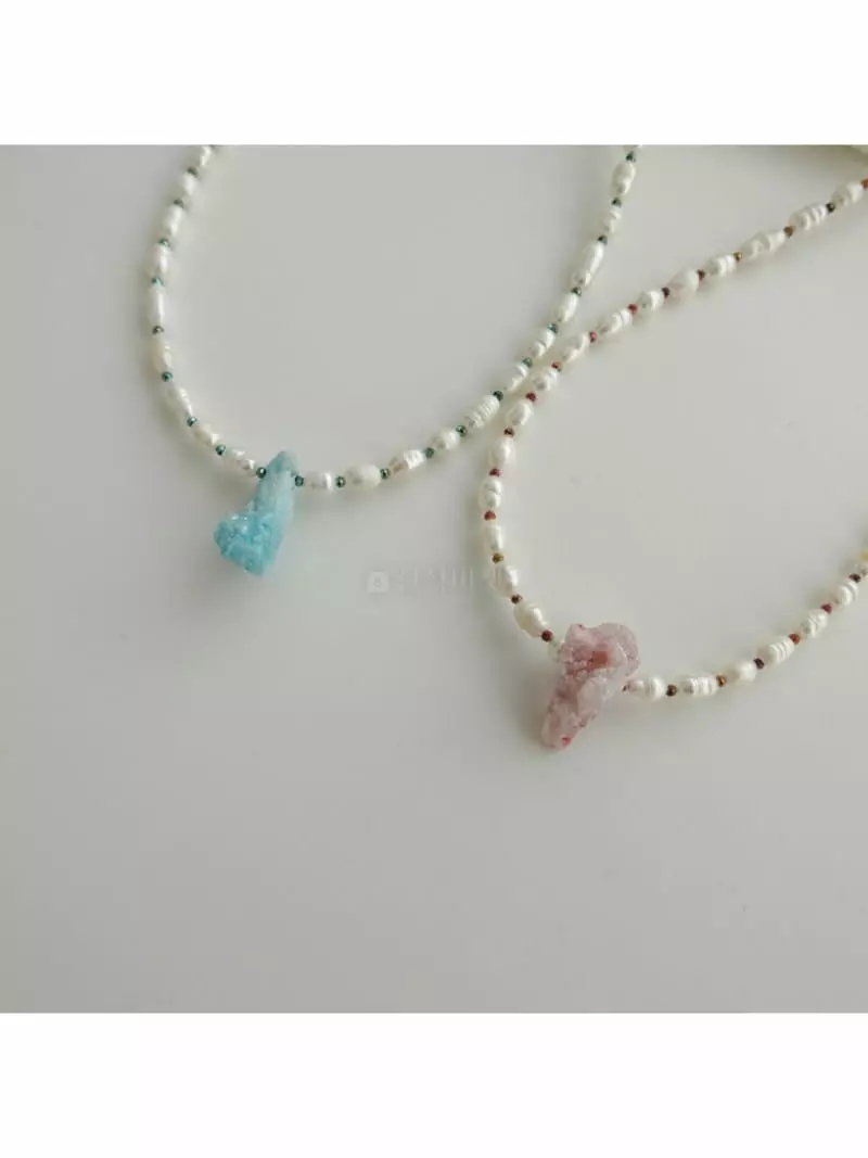 Noii - Korean Women Fashion - #momslook - N1211 Pearl Necris