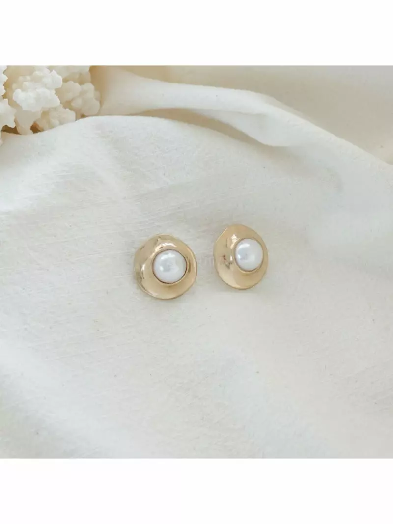 Noii - Korean Women Fashion - #momslook - E1564 Earring - 2