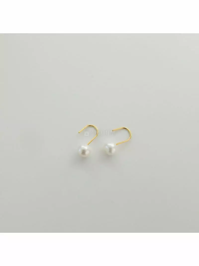 Noii - Korean Women Fashion - #momslook - E1538 Pearl Earring - 2