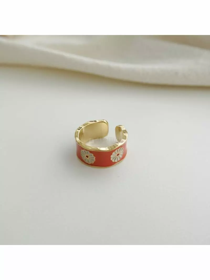 Noii - Korean Women Fashion - #momslook - R1188 Daisy Ring - 2
