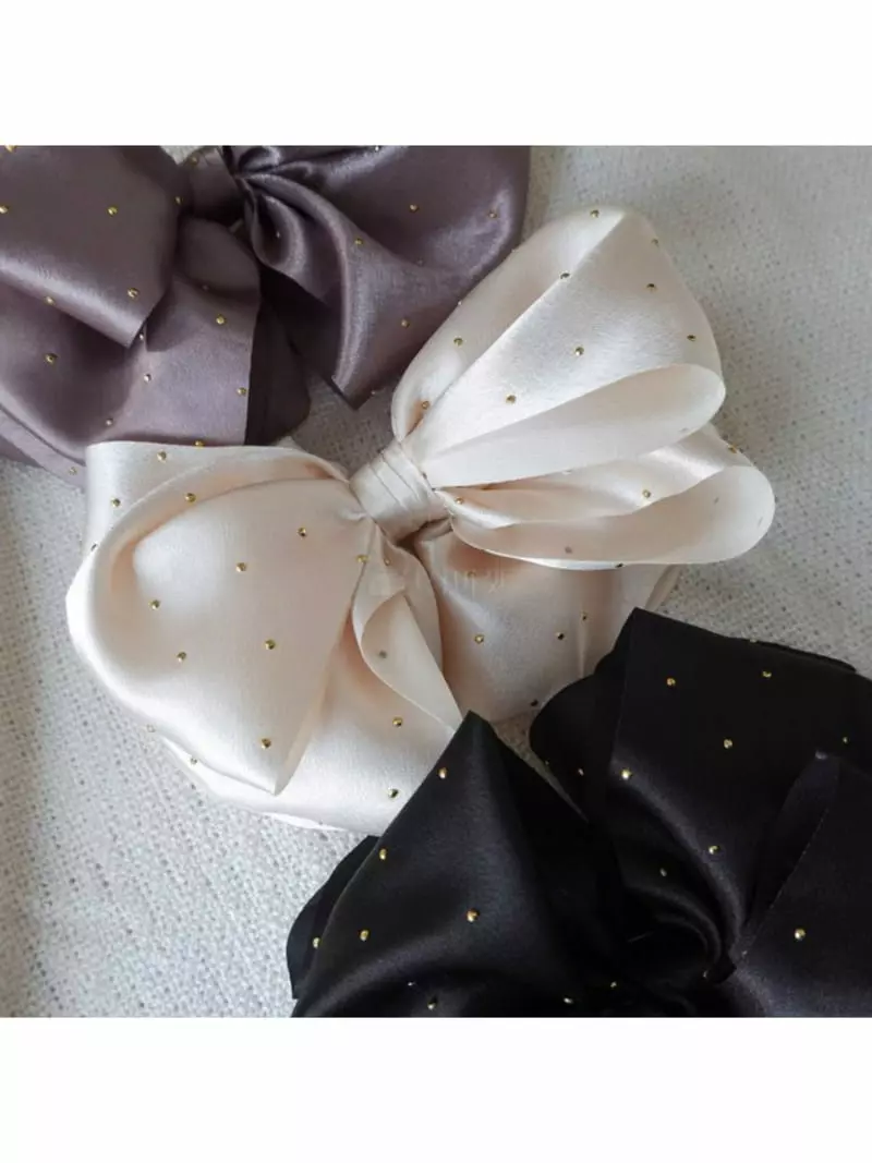 Noii - Korean Women Fashion - #momslook - H1404 Ribbon Hair Pin - 2