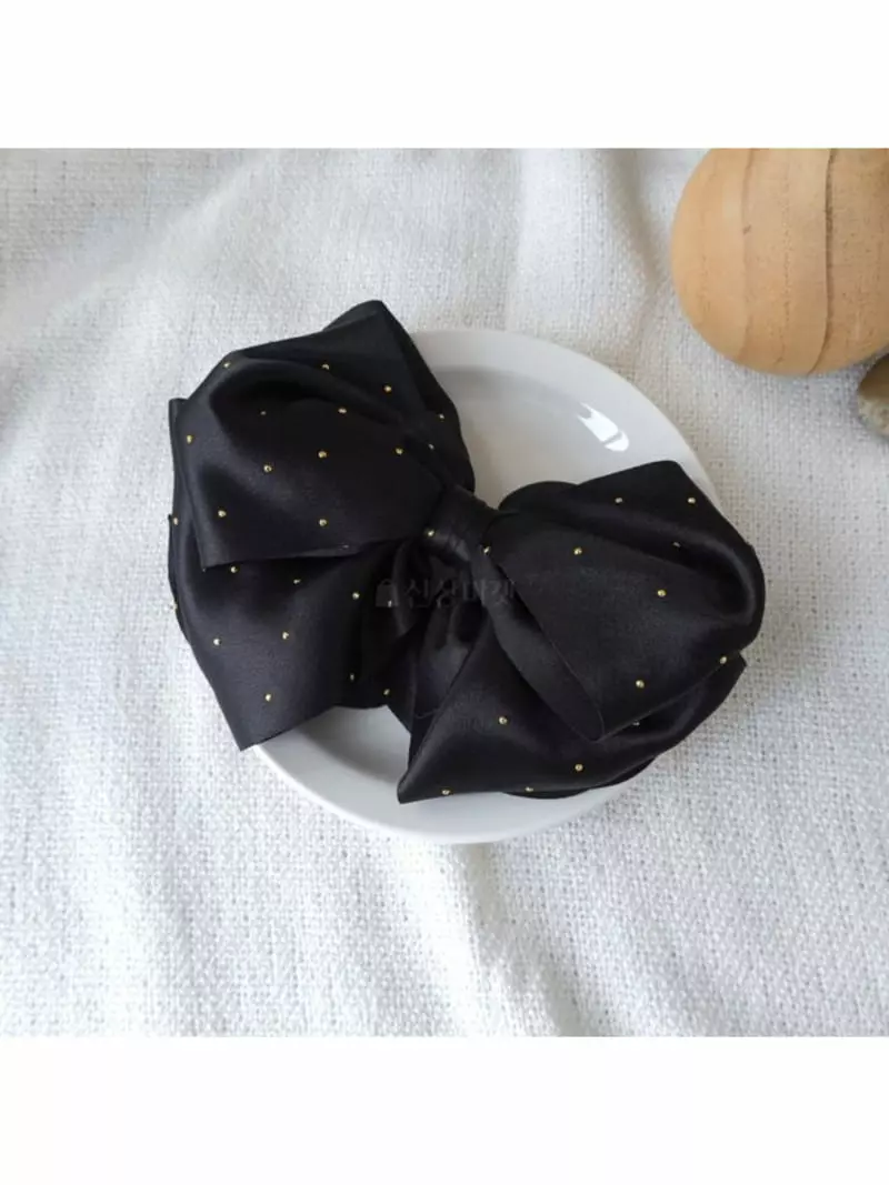 Noii - Korean Women Fashion - #momslook - H1404 Ribbon Hair Pin - 4