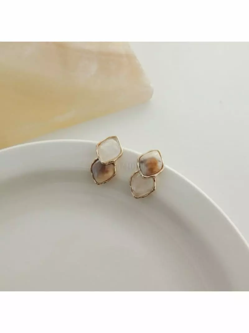 Noii - Korean Women Fashion - #momslook - E1546 Homike Earring - 2