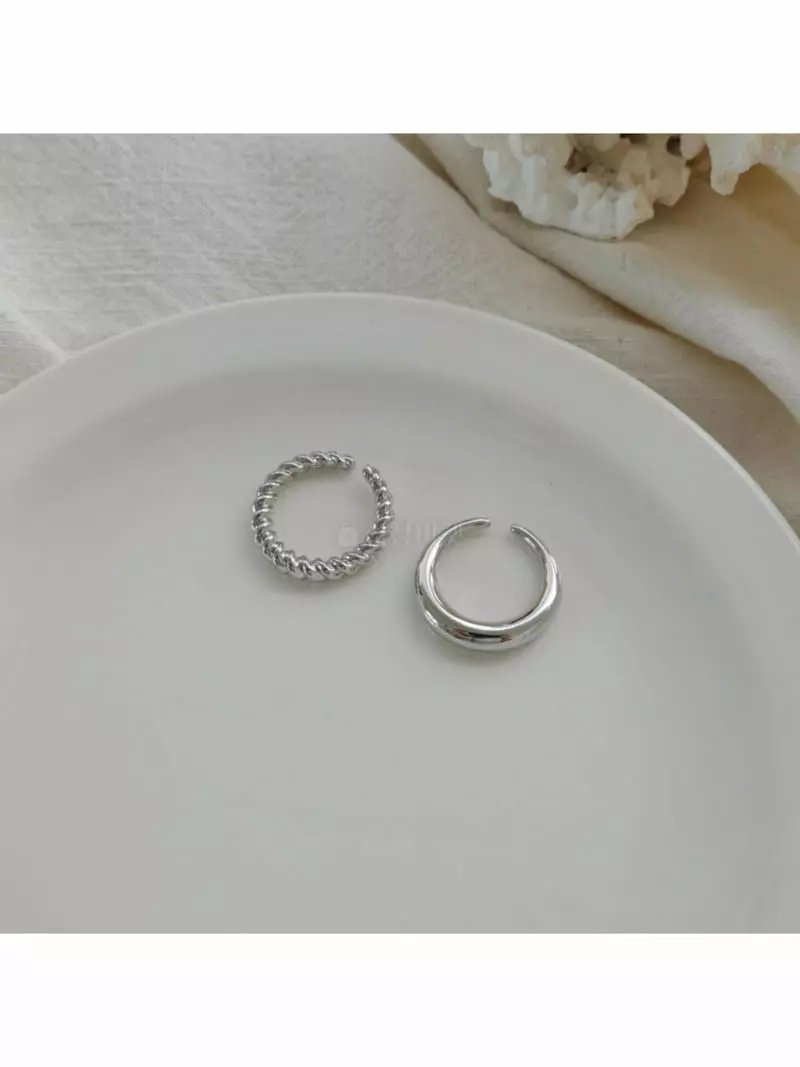 Noii - Korean Women Fashion - #romanticstyle - R1195 Ring set - 3
