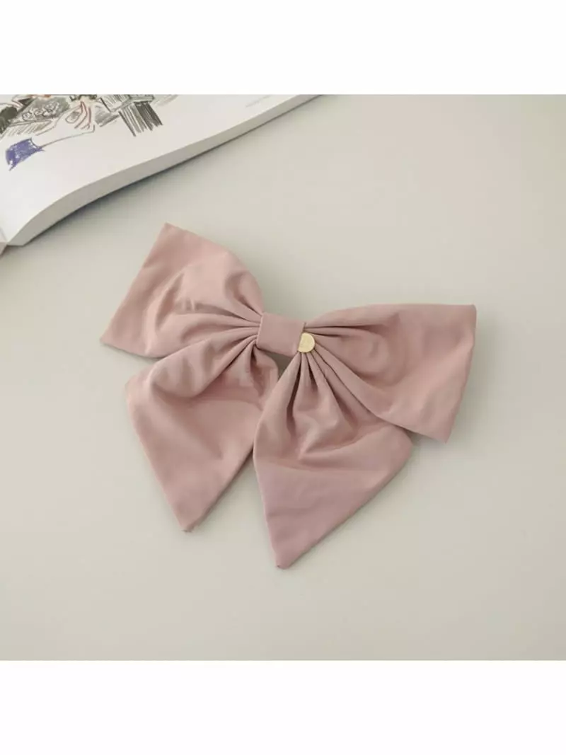 Noii - Korean Women Fashion - #thelittlethings - H1420 Big Ribbon Hair Pin - 3
