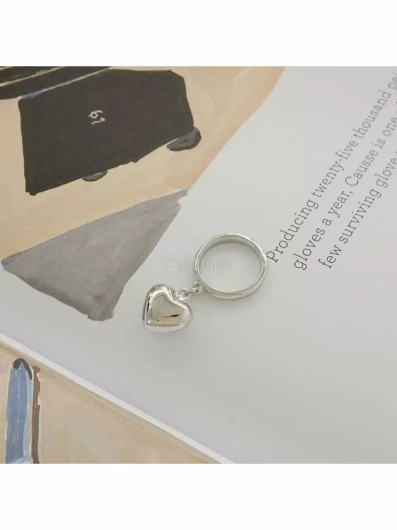 Noii - Korean Women Fashion - #vintageinspired - R1175 Bold Heart Ring - 3