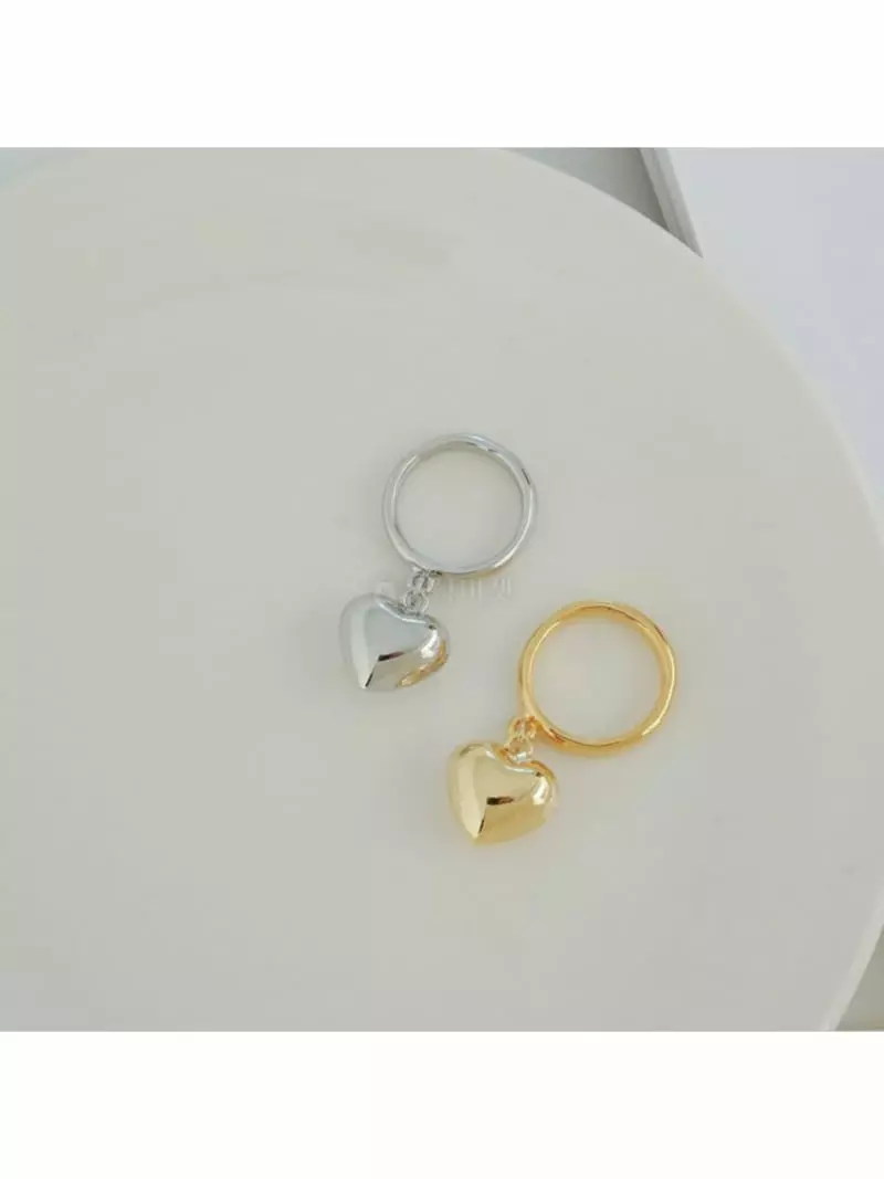 Noii - Korean Women Fashion - #vintageinspired - R1175 Bold Heart Ring - 4