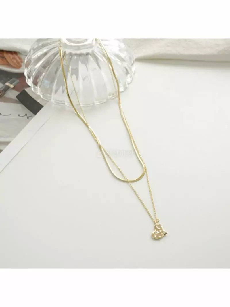 Noii - Korean Women Fashion - #vintagekidsstyle - N1200 Hearts Neckless - 3