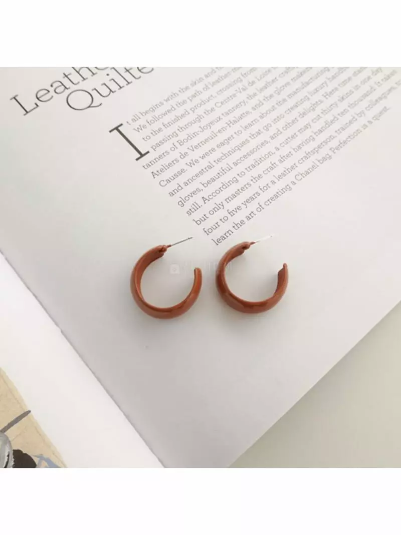 Noii - Korean Women Fashion - #momslook - E1525 Earring - 4