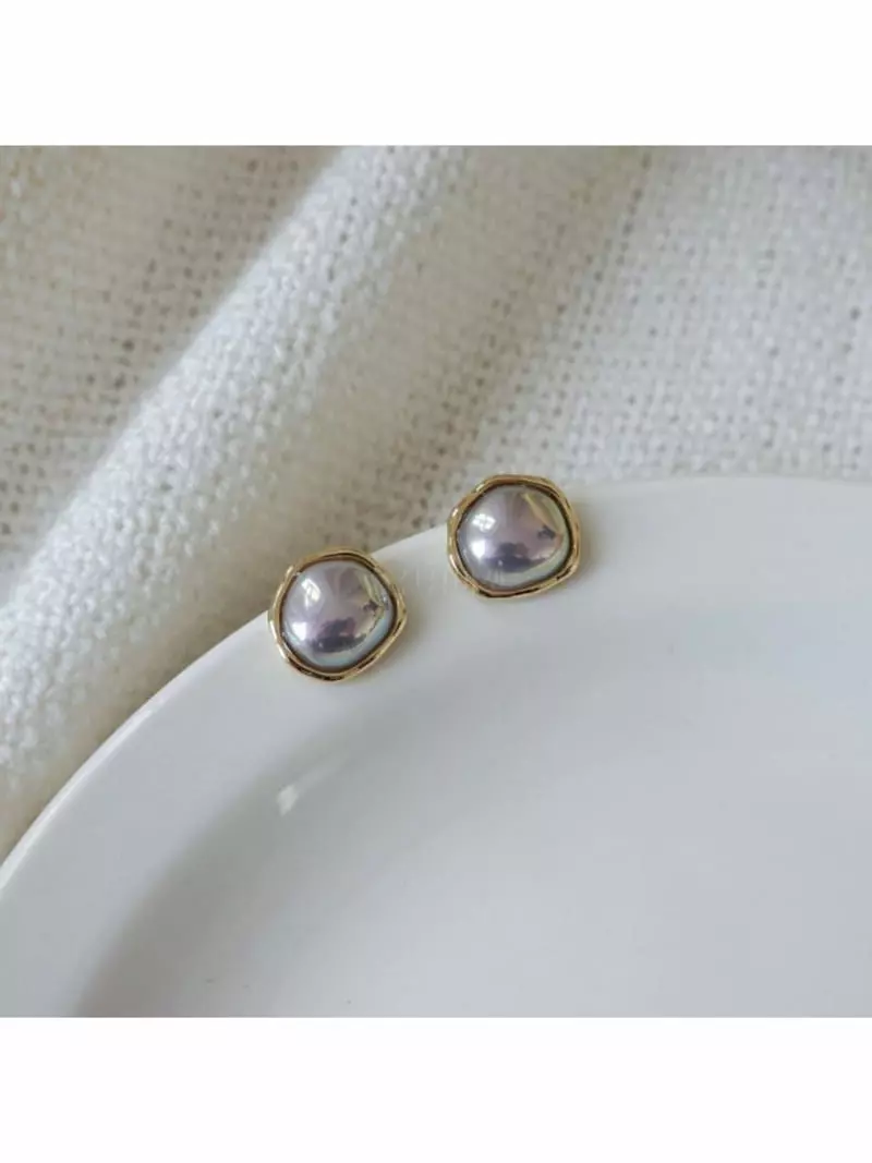 Noii - Korean Women Fashion - #womensfashion - E1358 Pearl Earring - 3