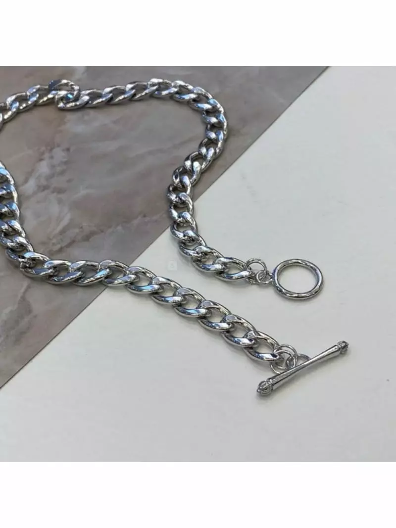 Noii - Korean Women Fashion - #momslook - N0140 Chain Neckless - 4