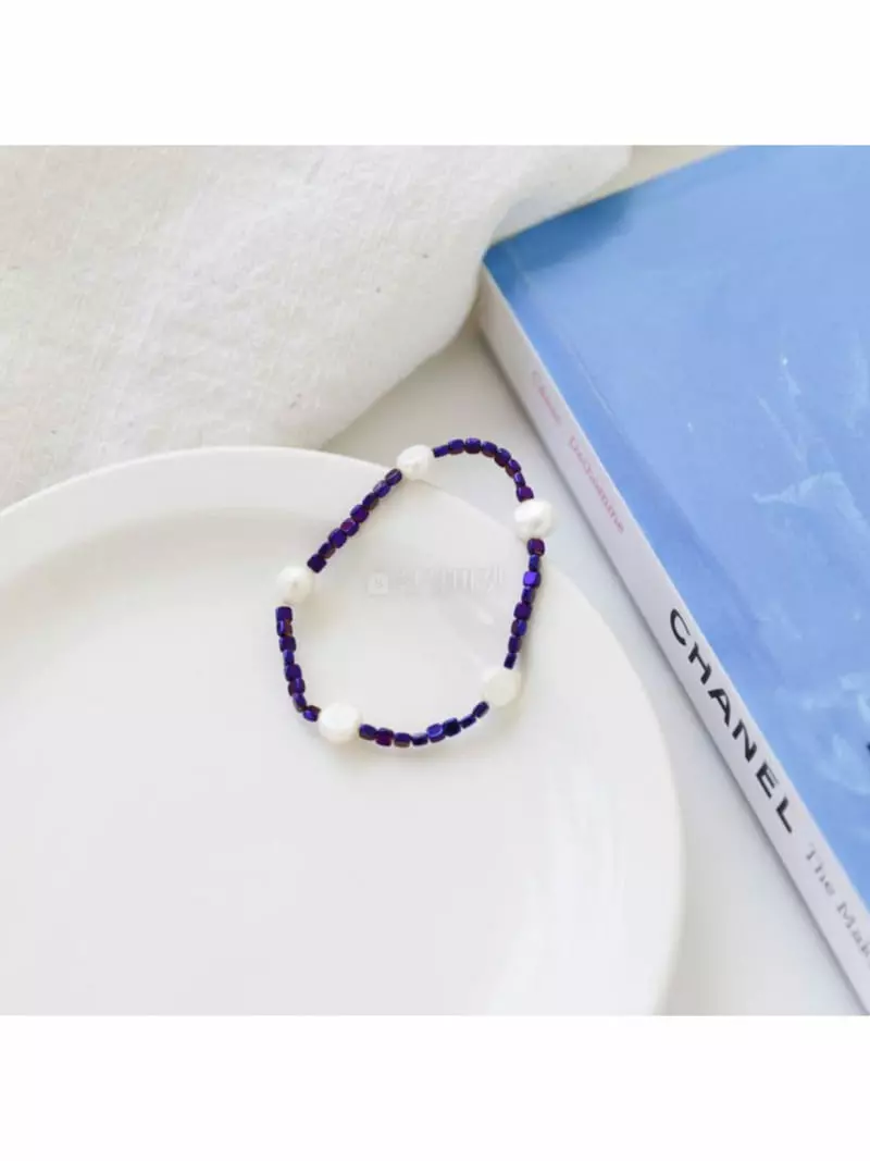 Noii - Korean Women Fashion - #womensfashion - B1056 Pearl Hematite Bracelet - 3
