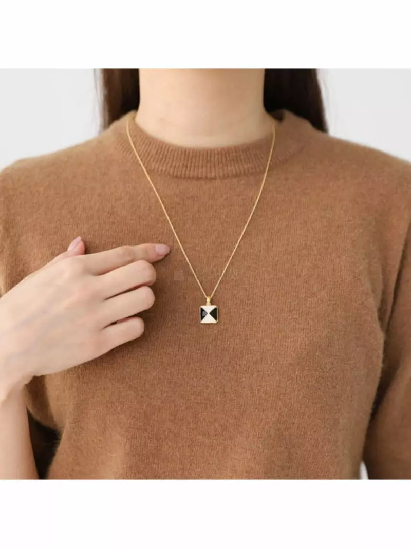 Noii - Korean Women Fashion - #womensfashion - N1185 Check Neckless