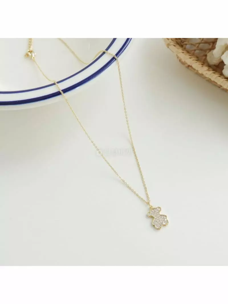 Noii - Korean Women Fashion - #womensfashion - N1056 Bear Neckless - 3