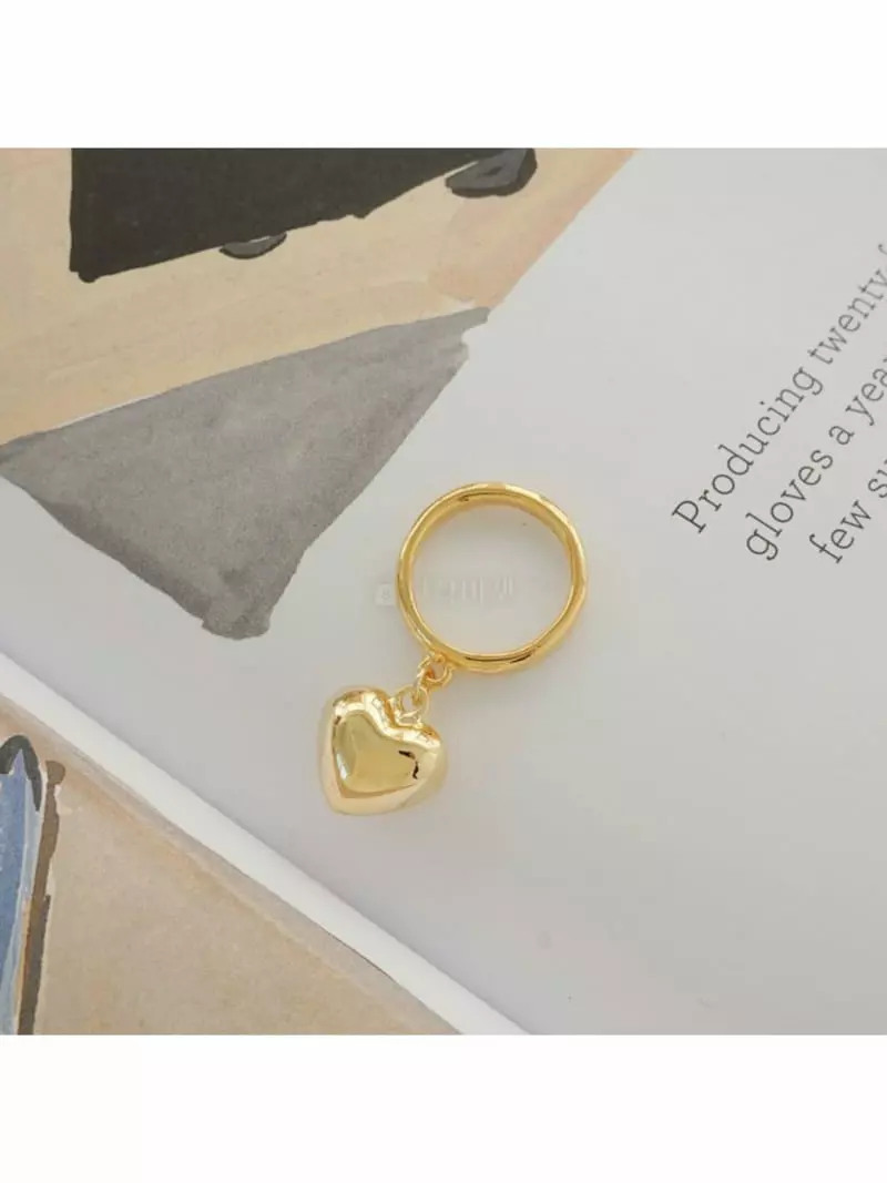 Noii - Korean Women Fashion - #womensfashion - R1175 Bold Heart Ring - 2