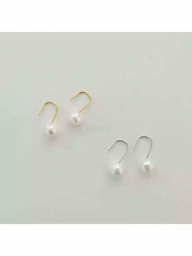Noii - Korean Women Fashion - #womensfashion - E1538 Pearl Earring