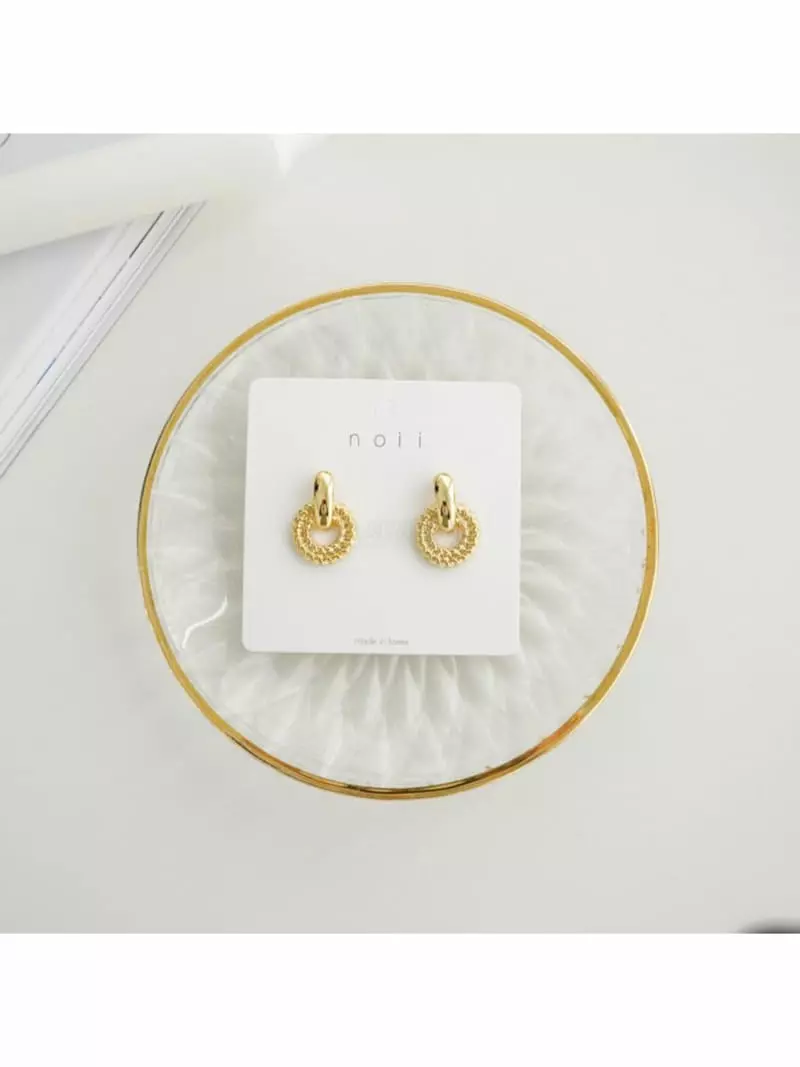 Noii - Korean Women Fashion - #momslook - E1482 Earring - 4